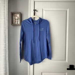 Vineyard Vines Blue Hoodie Top